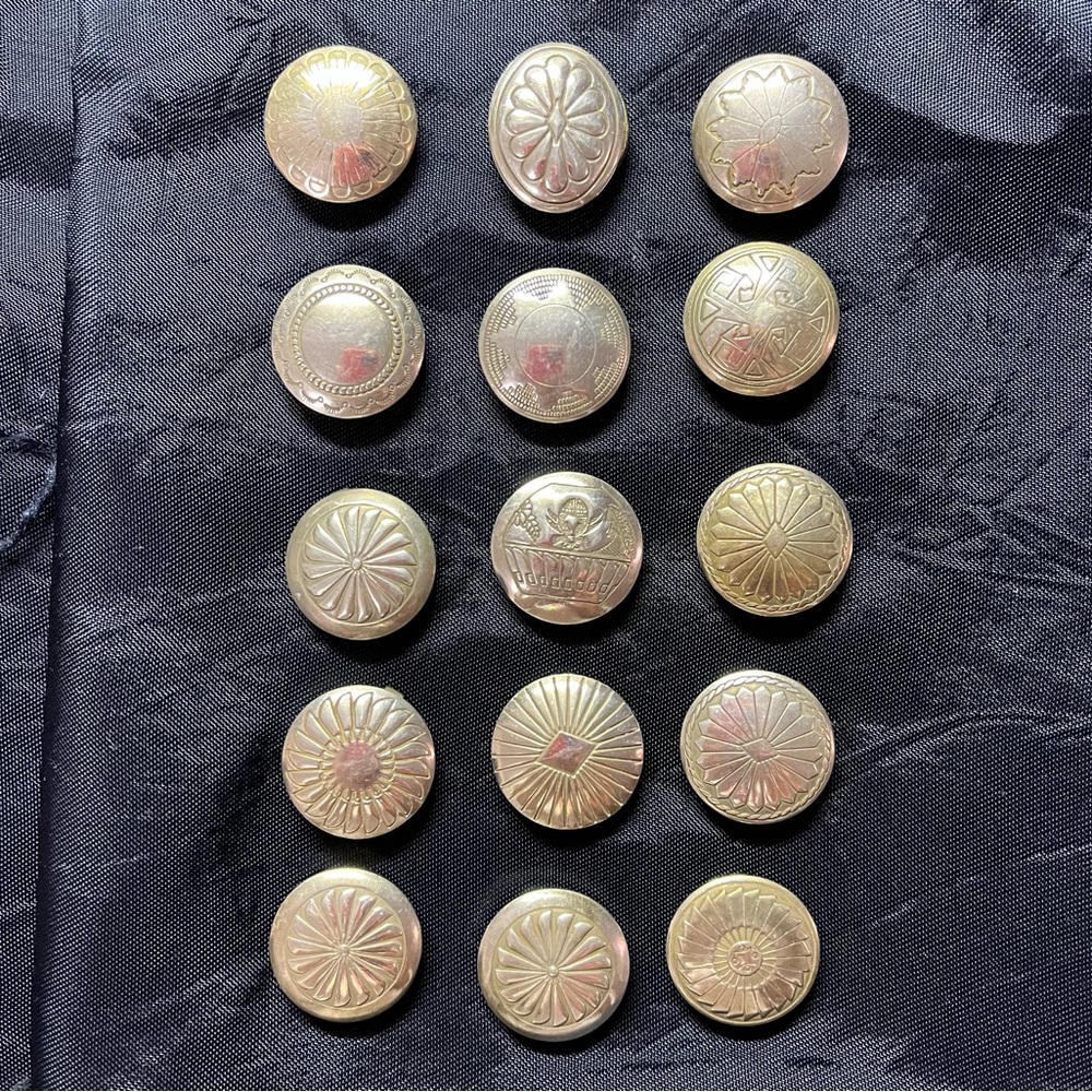 15 Silver Decorative Button Covers - image 4